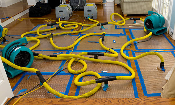 Professional Water Damage Restoration technician working in Pulaski, NY